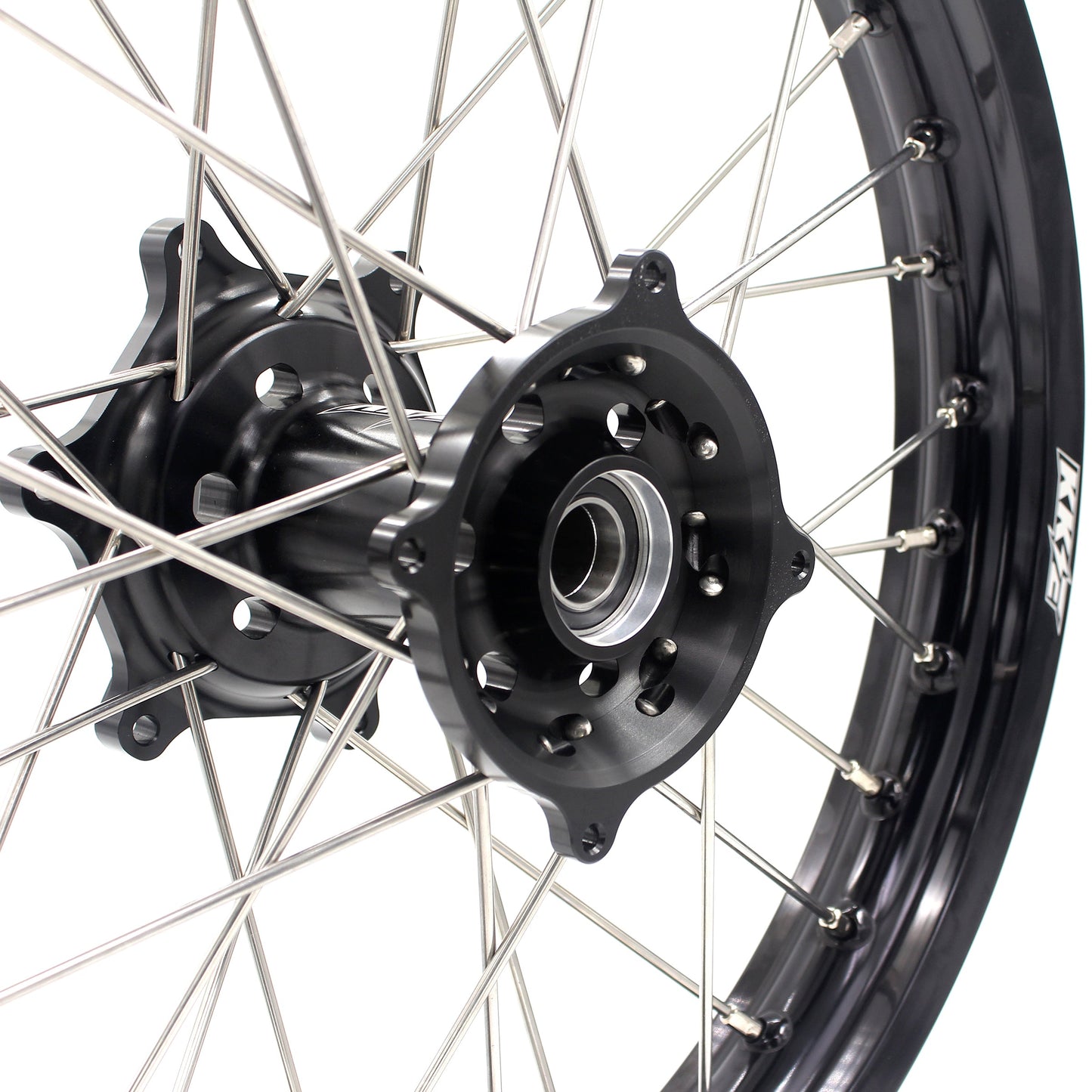 KKE 21" 19" Alloy Wheels Rims For HONDA CR125R CR250R CRF250R CRF450R Black - Howling Moto