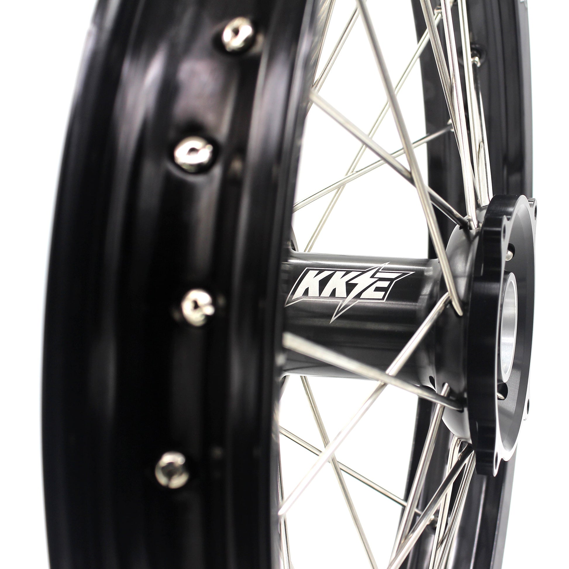 KKE 21" 19" Alloy Wheels Rims For HONDA CR125R CR250R CRF250R CRF450R Black - Howling Moto