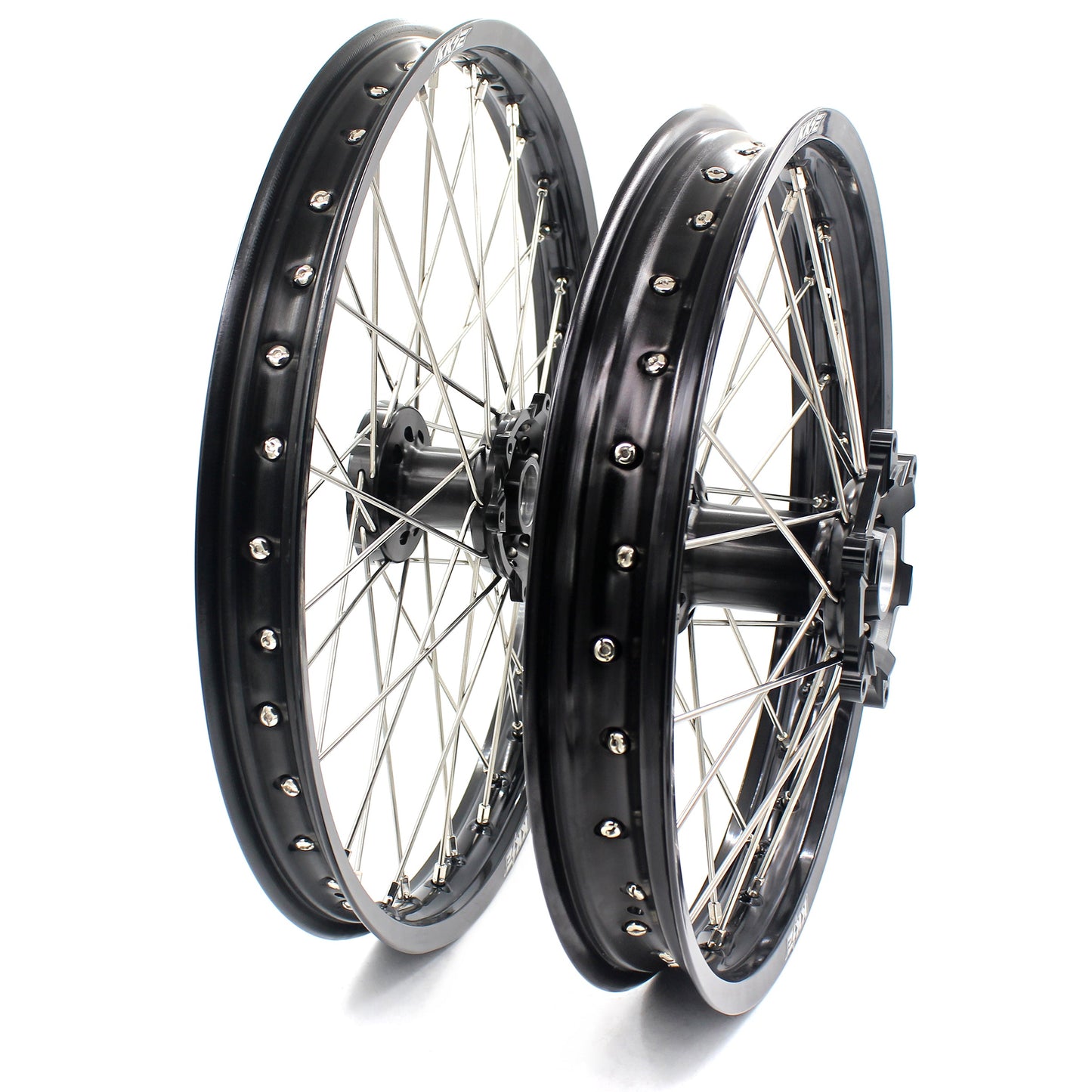 KKE 21" 19" Alloy Wheels Rims For HONDA CR125R CR250R CRF250R CRF450R Black - Howling Moto