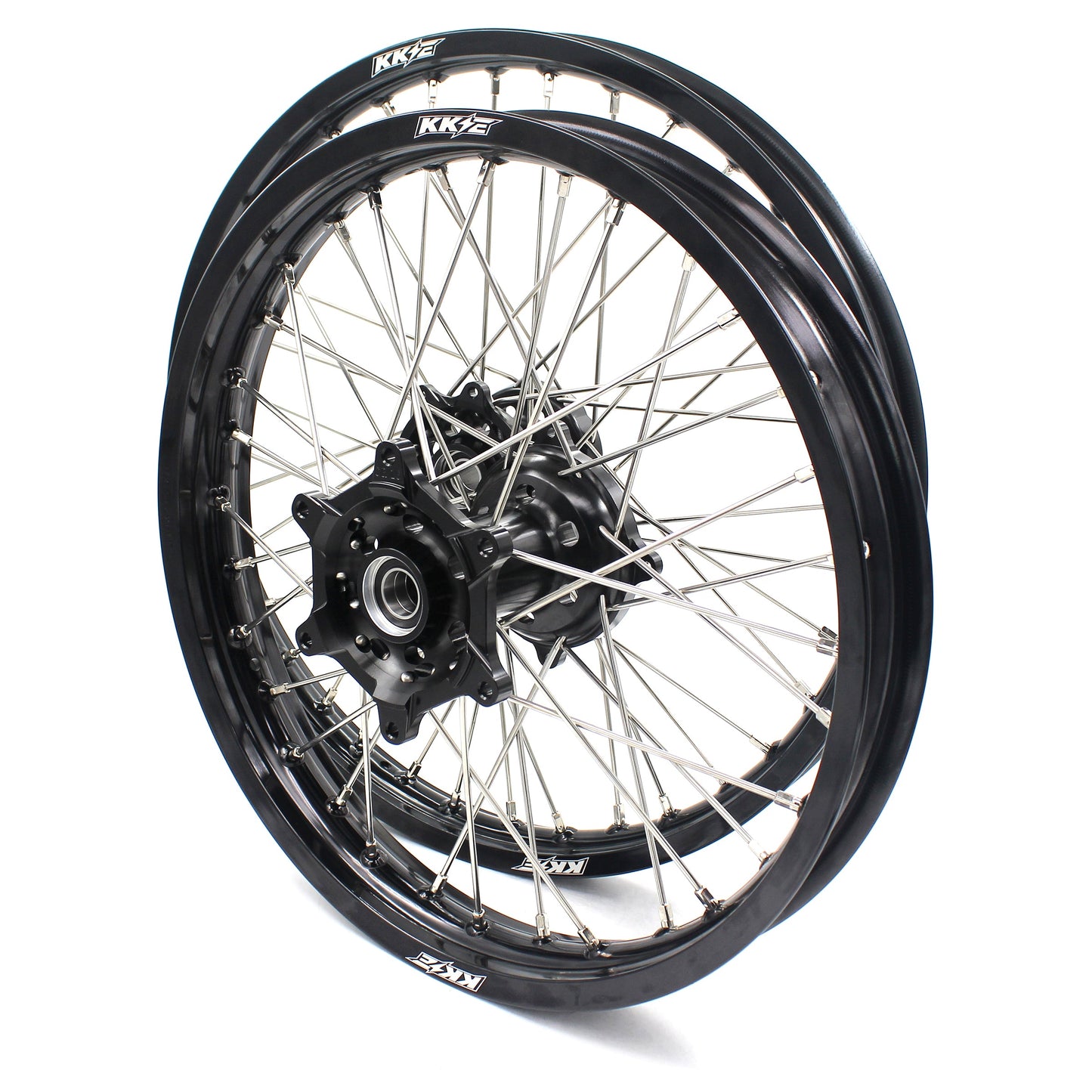 KKE 21" 19" Alloy Wheels Rims For HONDA CR125R CR250R CRF250R CRF450R Black - Howling Moto