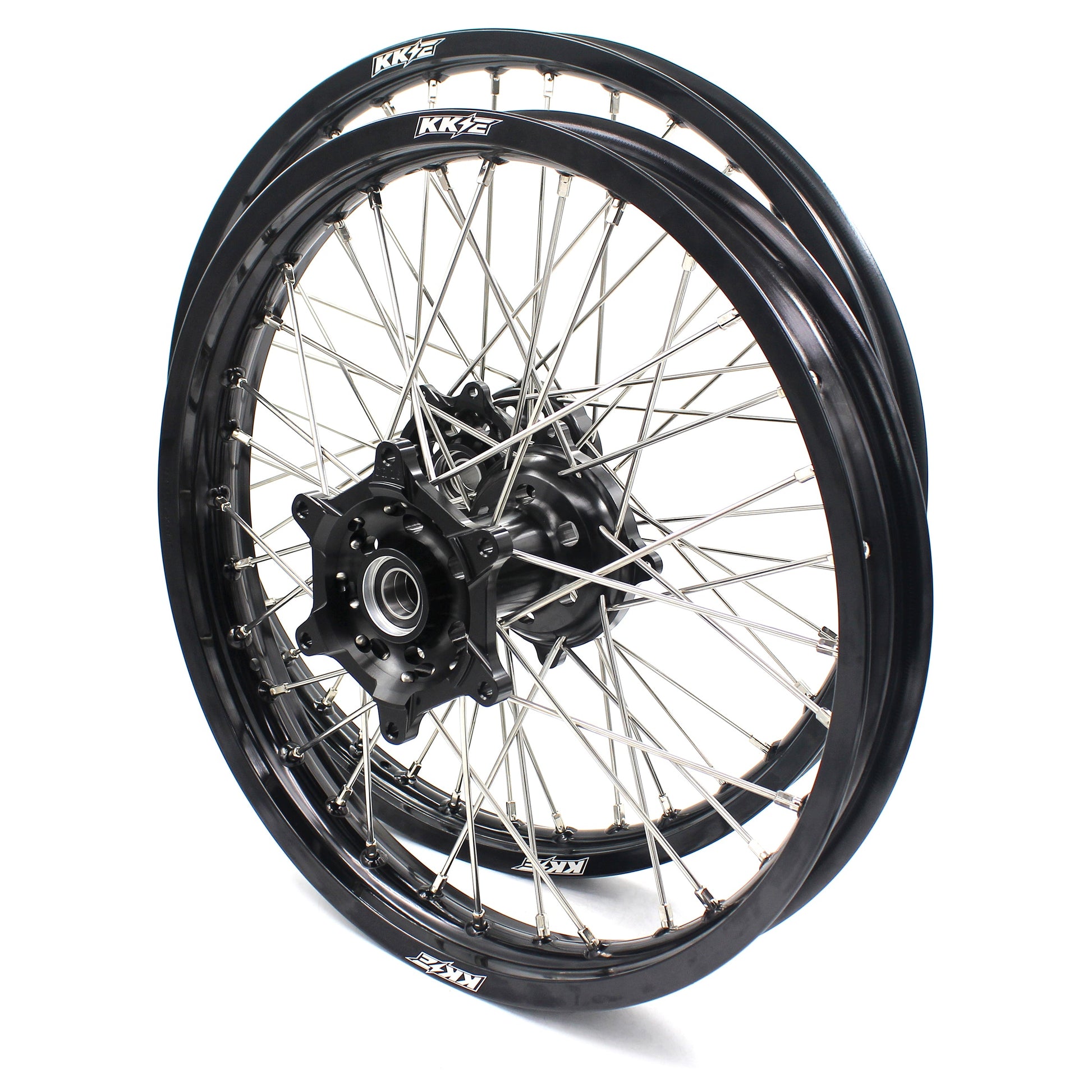 KKE 21" 19" Alloy Wheels Rims For HONDA CR125R CR250R CRF250R CRF450R Black - Howling Moto