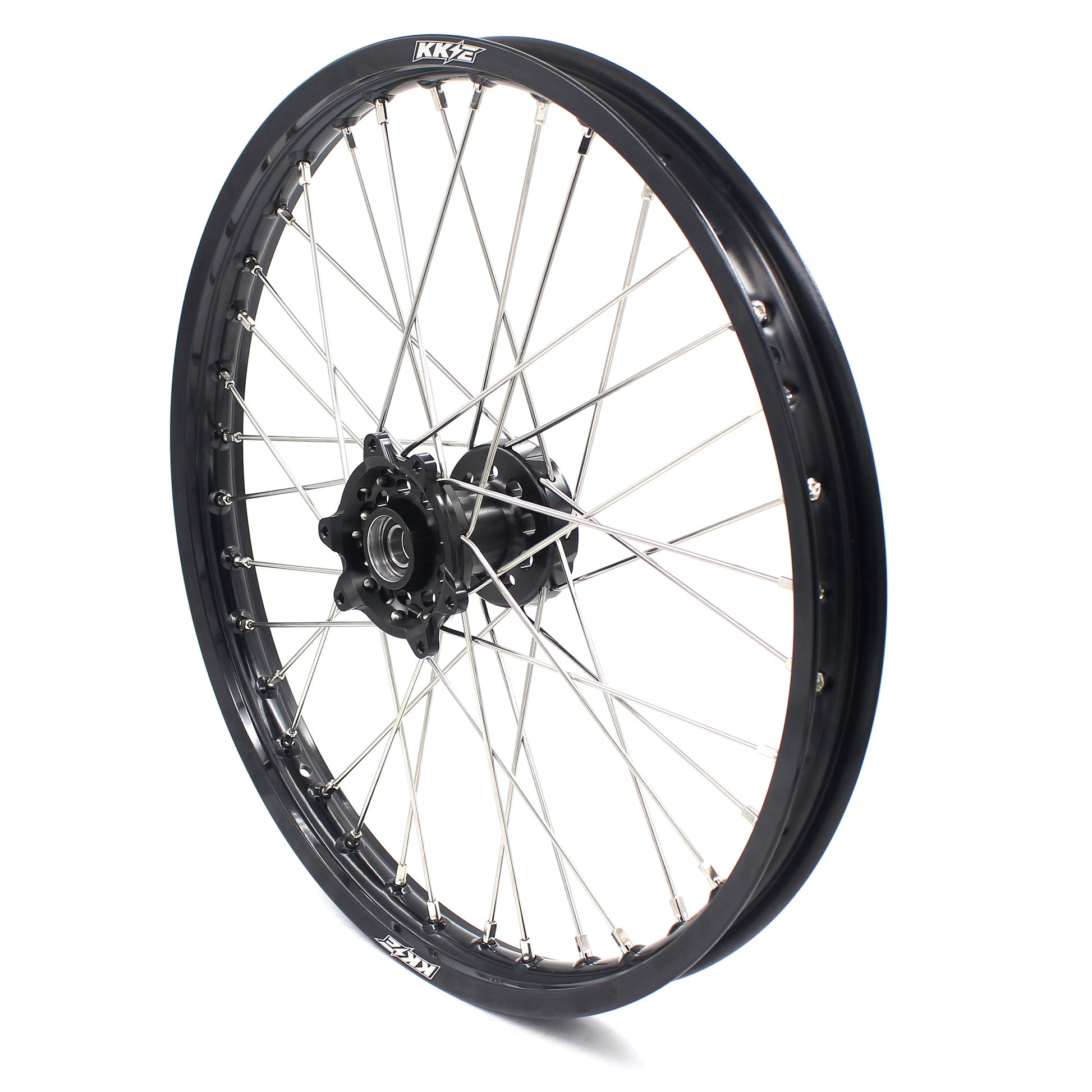 KKE 21" 19" Alloy Wheels Rims For HONDA CR125R CR250R CRF250R CRF450R Black - Howling Moto