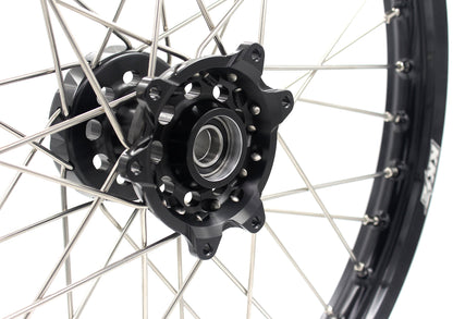 KKE 21" 19" Alloy Wheels Rims For HONDA CR125R CR250R CRF250R CRF450R Black - Howling Moto