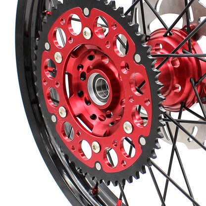 KKE 21&18 21&19 Wheels for Honda CR125R 1998-2001 CR250R 1997 Black Spokes - Howling Moto