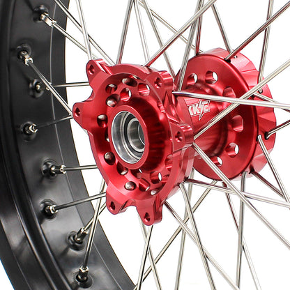 KKE 3.5 & 4.25 Supermoto Wheels for Honda CRF250R 2014-2025 CRF450R 2013-2025 CRF450X 2019-2025 - Howling Moto