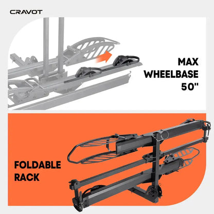 CRAVOT CyberRack E2 (25)  Hitch Bike Rack - Howling Moto