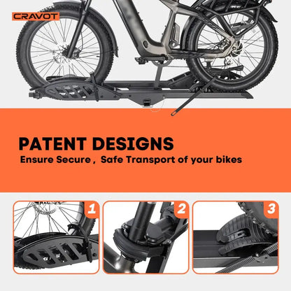 CRAVOT CyberRack E1 (25) Hitch Bike Rack - Howling Moto