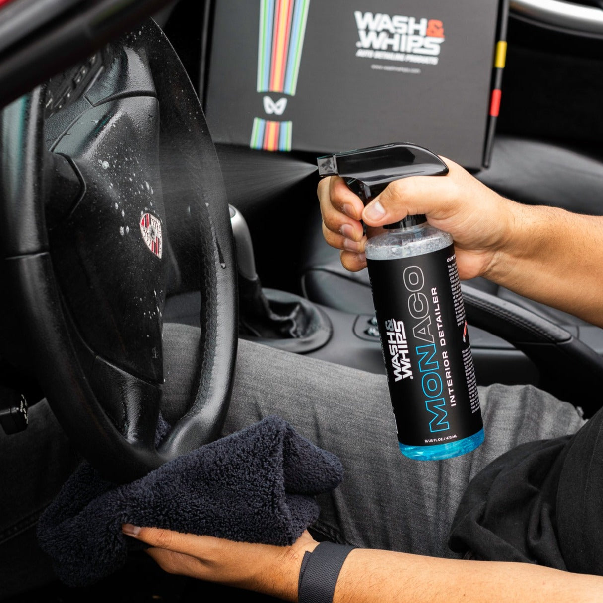 WASH&WHIPS CLEAN - Interior Car Wash Kit (Step 2) - Howling Moto