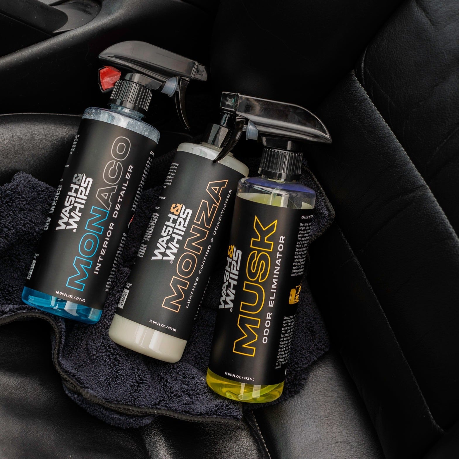 WASH&WHIPS CLEAN - Interior Car Wash Kit (Step 2) - Howling Moto