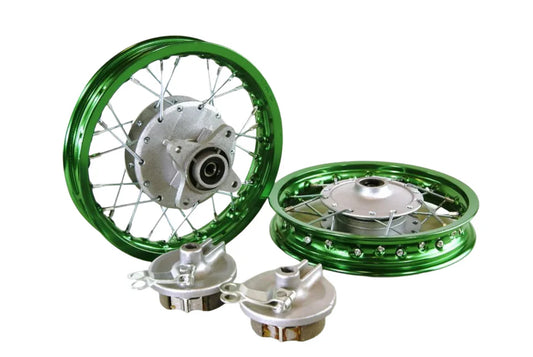 10 inch Honda CRF50 Wheel Set Green