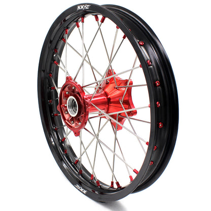 KKE 2.15*19 Casting Rear Wheel Rim fit HONDA CRF250R 04-13 CRF450R 02-12 Red Nipple - Howling Moto