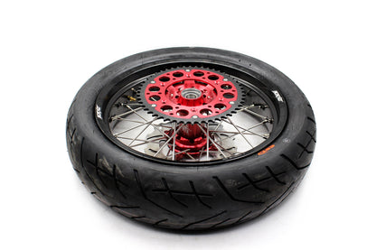 KKE 17" Supermoto Wheels Tires For HONDA CRF250R 04-13 CRF450R 02-12
