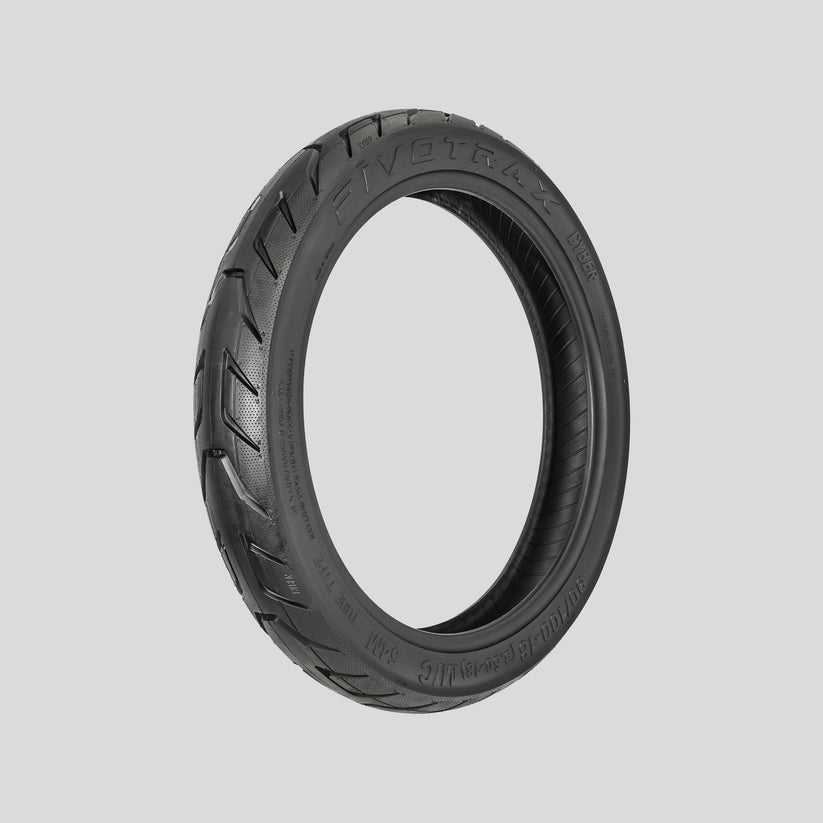 PIVOTRAX Cyber Street tire for e-moto and supermoto, tread pattern shown
