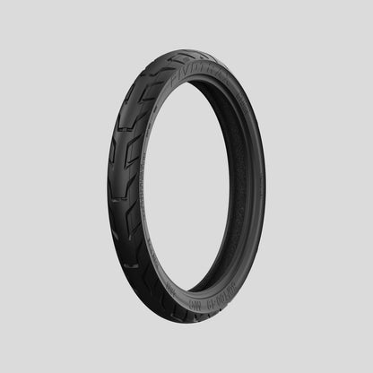 PIVOTRAX Cyber Street tire for e-moto and supermoto, CY80-100-19, black tread pattern