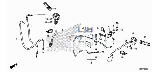 2014-2015 Grom OEM Throttle Cables