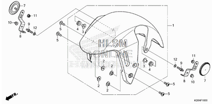 2022+ Grom Front Fender