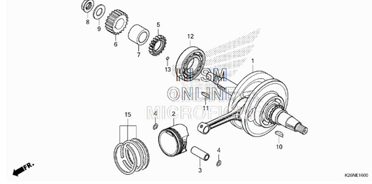 Honda Grom and Monkey Crankshaft 2014 - 2020