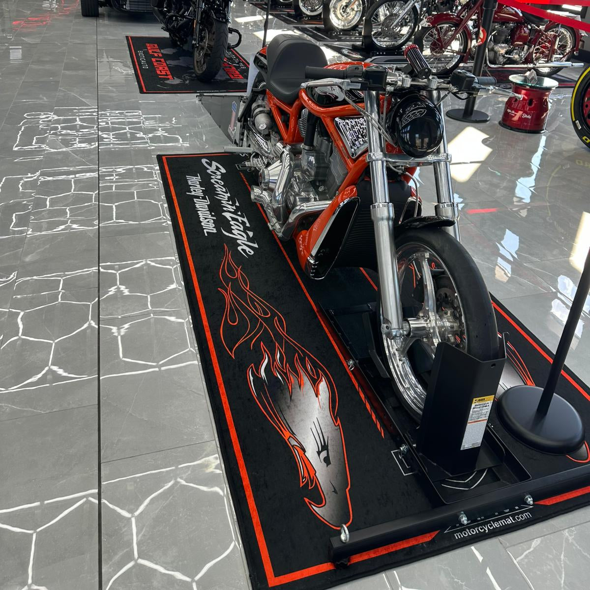 Custom Design MPM Motorcycle Mat – Special Design for You and Your Motorcycle! - Howling Moto
