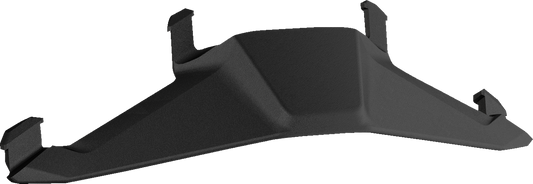 Black Scott Fury Nose Guard for motorcycle helmets, designed to protect the nose area during riding.