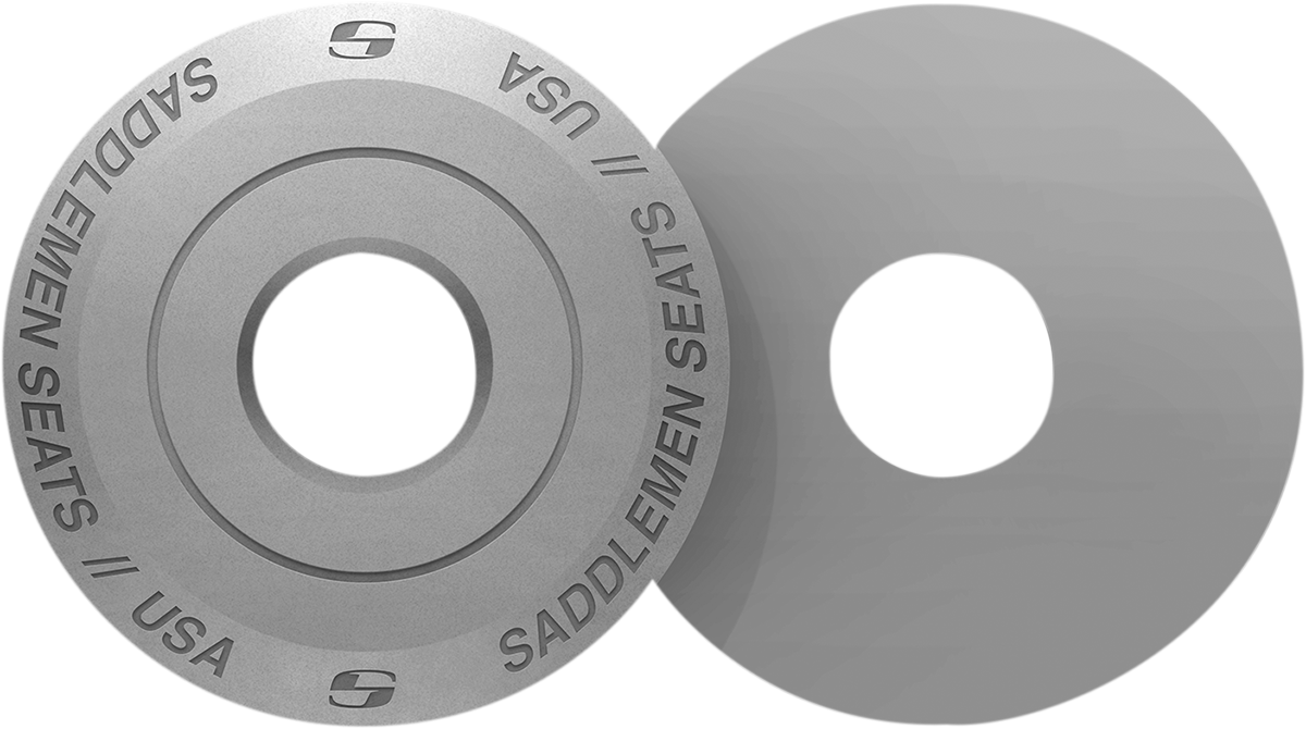 SADDLEMEN Fender Seat Washer - Silver 14707SR - Howling Moto