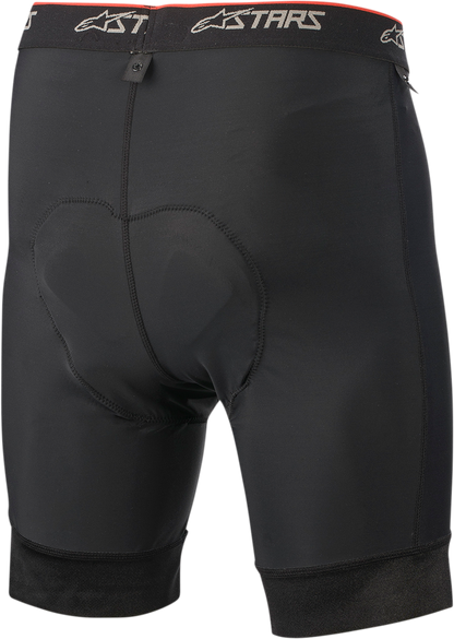 Alpinestars Inner Pro V2 Shorts in black, US size 28, designed for motorcycle riding comfort and protection.