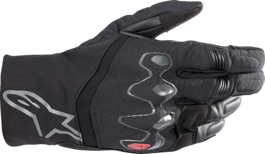 Black ALPINESTARS Hyde XT DrystarXF® motorcycle gloves, large size, with textured grip and protective knuckles.