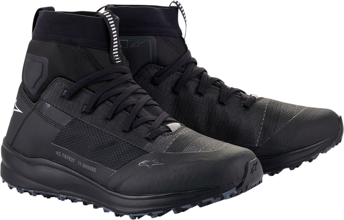 Black Alpinestars Speedforce shoes for men, US 9, with sleek design and sporty appearance, ideal for casual or athletic use.