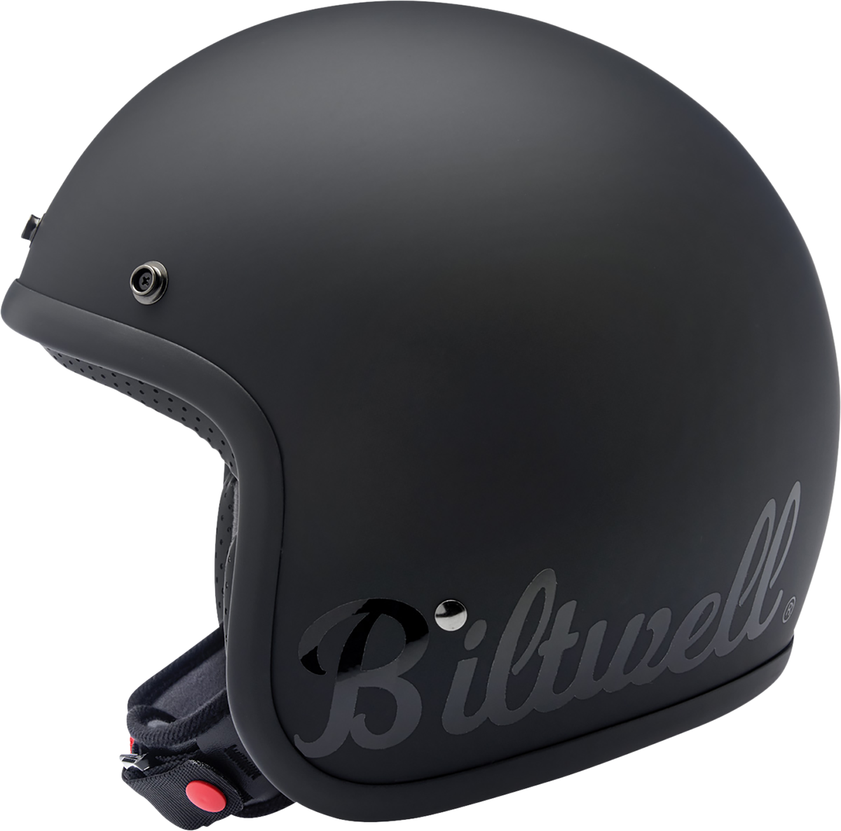 BILTWELL Bonanza Helmet - Flat Black Factory - XS 1001-638-201 - Howling Moto