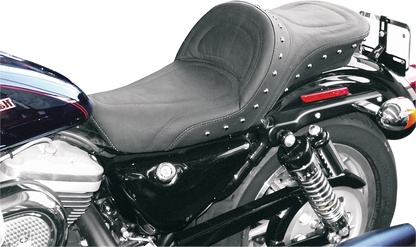 SADDLEMEN Explorer Special XL motorcycle seat for Harley-Davidson 1986-2003, featuring durable leather and ergonomic design.