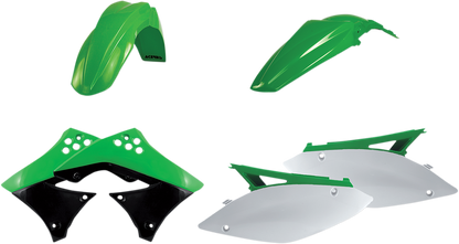 Acerbis OEM standard replacement body kit for motorcycles, featuring sleek body panels and parts with the Bill's Exhausts branding.