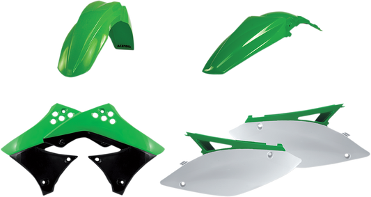 Acerbis OEM standard replacement body kit for motorcycles, featuring sleek body panels and parts with the Bill's Exhausts branding.