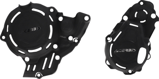 ACERBIS X-Power Kit black body for KTM 250/300 SX-F and Husqvarna FC 250/300 2023 motorcycles.