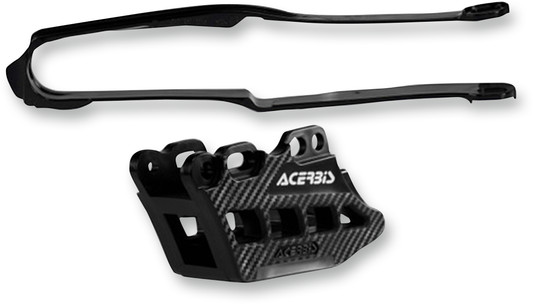 ACERBIS Chain Guide 2.0 and Slider Kit - Honda CRF250R - Black 2449440001 - Howling Moto