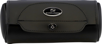 Large Saddlemens Cruis'n Tool Bag for motorcycle seats, featuring durable construction and ample storage capacity.