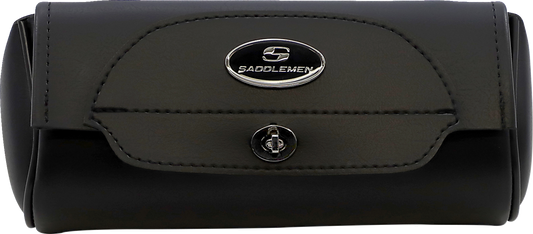 Large Saddlemens Cruis'n Tool Bag for motorcycle seats, featuring durable construction and ample storage capacity.