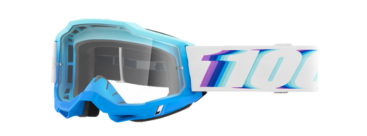 100% Accuri 2 Goggles - Stamino - Clear 50013-00029 - Howling Moto