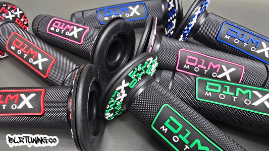 D1M MOTO X HAND GRIPS CLOSED END - FITS 7/8 BARS - FITS ELECTRIC DIRT BIKES - E-BIKES - DIRT BIKE - PIT BIKES - Howling Moto