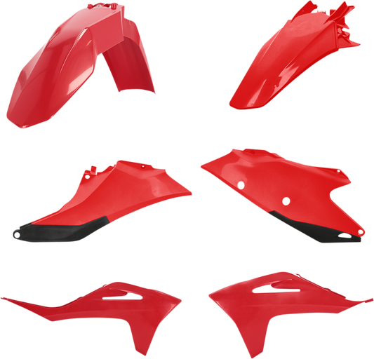 Acerbis standard replacement body kit for motorcycles, showcasing the OEM body parts with a sleek, durable design.