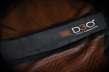 Black ICON Regulator™ D30® Stripped Vest by Bill's Exhausts in size L/XL, featuring durable fabric and protective armor details.