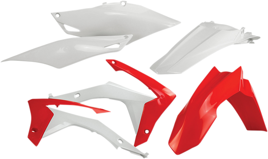 Acerbis OEM 13 standard replacement body kit for motorcycles, featuring black plastic panels and design details.