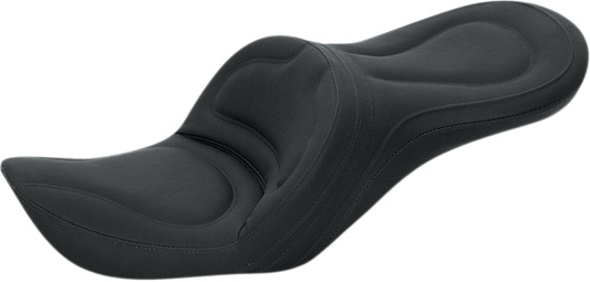 SADDLEMEN Seat - Explorer - Without Backrest - Stitched - Black - FXR 8750JS