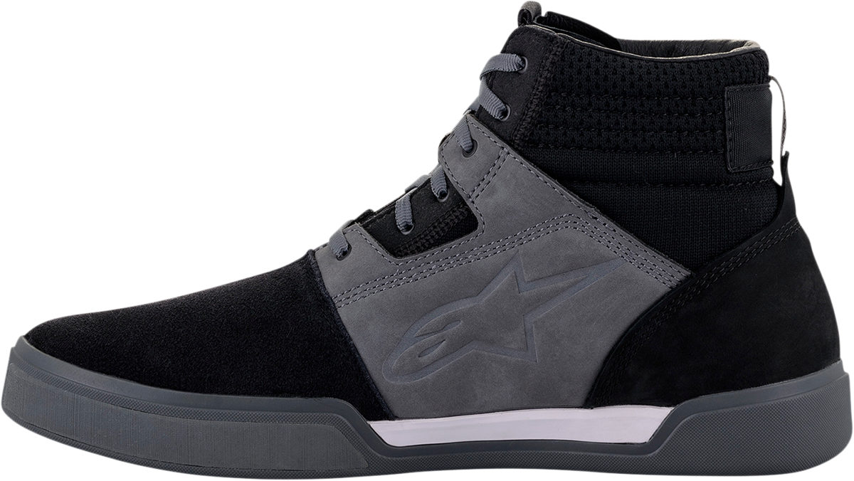 Alpinestars Primer black and gray shoes, US size 10, featuring sporty design and durable construction.