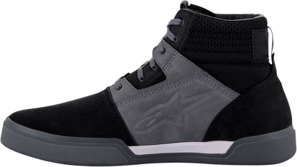 Alpinestars Primer black and gray shoes, US size 10, featuring sporty design and durable construction.