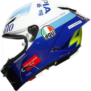 AGV Pista GP RR Limited Edition Rossi Misano 2020 Helmet(Closeout)