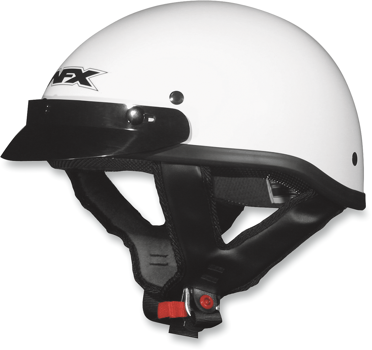 White AFX FX-70 helmet in Medium size, featuring a sleek design and ventilation, from Bill's Exhausts.