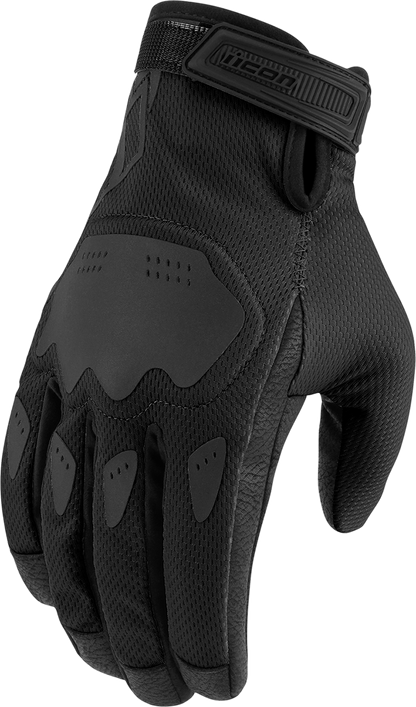 ICON Hooligan™ CE Gloves - Black - XL 3301-4357 - Howling Moto
