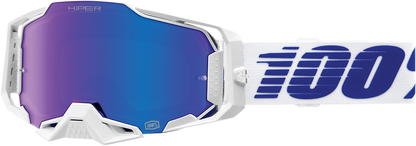 100% Armega Goggles - Izi - HiPER Blue Mirror 50003-00004 - Howling Moto