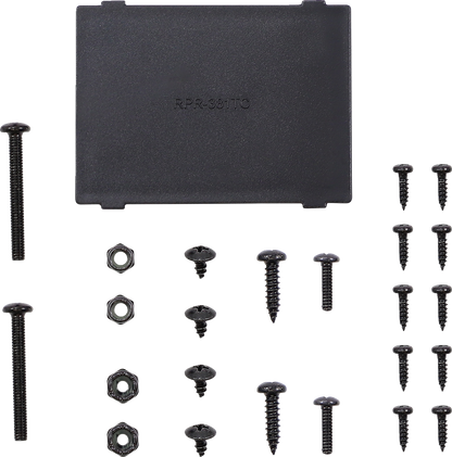 Bill's Exhausts RAM MOUNTS Tab-Lock engine holder, black metal with mounting brackets, designed for secure tablet or device attachment.