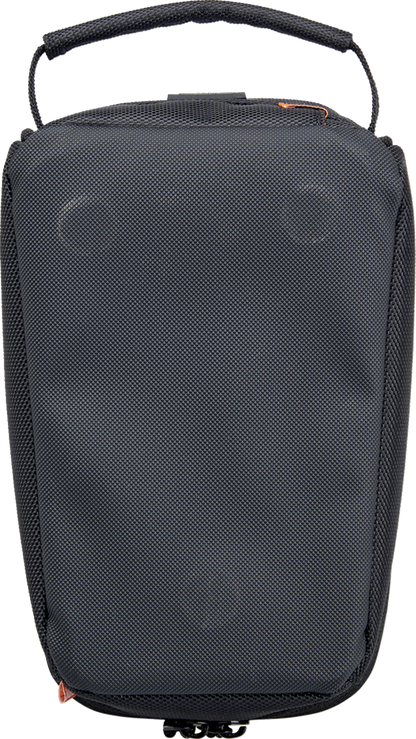 Black BILTWEll EXFIL-2 Mini Tank Bag by Bill's Exhausts with adjustable straps and compact design for motorcycle storage.