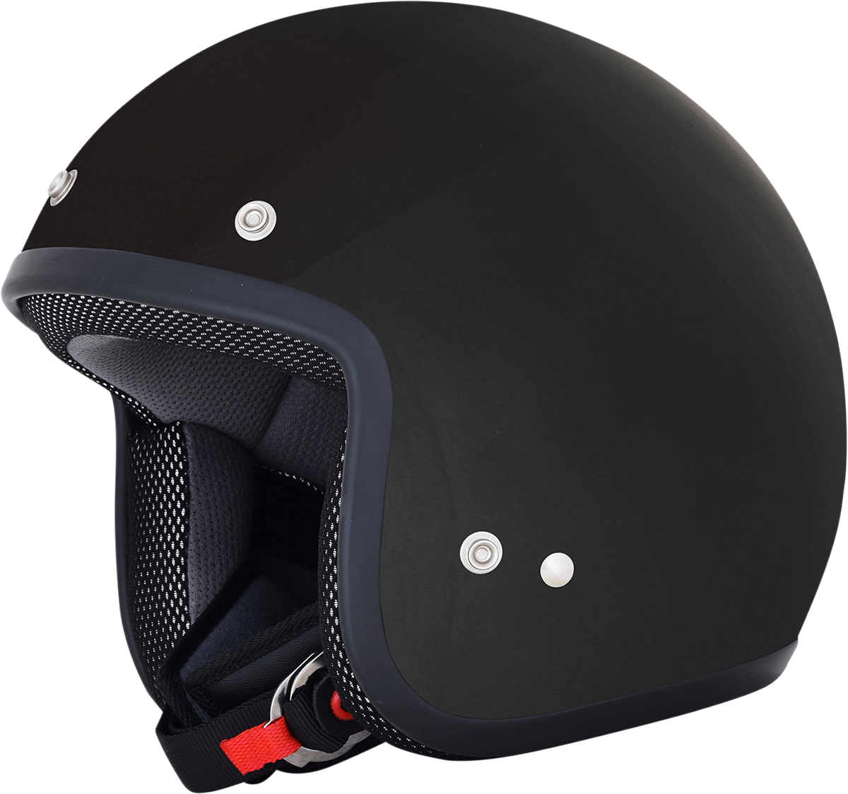 Gloss black AFX FX-75 helmet in XL size with a smooth, shiny finish, designed for motorcycle riders.